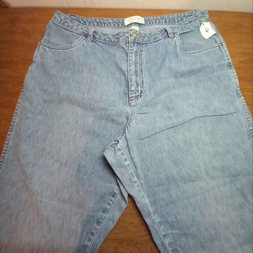 CJ Banks crop jeans